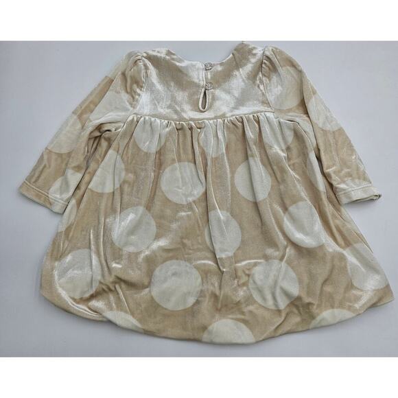 2 Gap/Old Navy Girl's Size 3-6M Cream Dresses - Picture 5 of 8